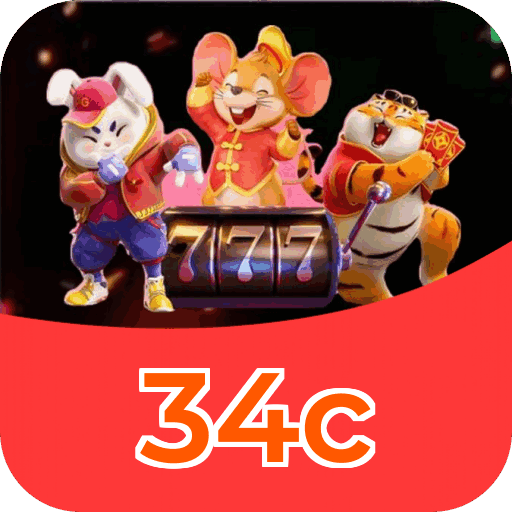 Interface do aplicativo 34c mostrando jogos disponíveis no iOS e Android
